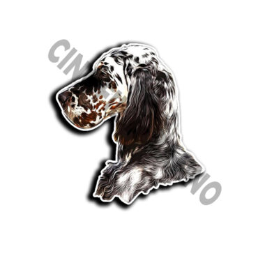 Adesivo Testa Setter