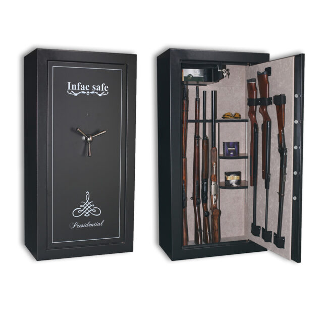 Cassaforte Infac Presidential PT23 19 armi con ottica + 4 senza ottica certificata EN14450 Classe S1