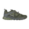 AKU Flyrock GTX verde grigio vista laterale con suola Vibram