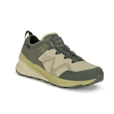 AKU Omnia V-Light GTX beige oliva vista laterale