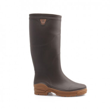 Stivale Rouchette Optium marrone anti‑scivolo vista laterale