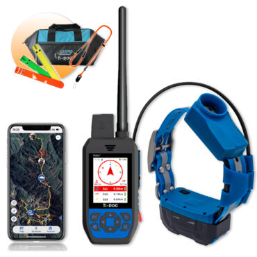kit tr dog tron 7 con beeper gps gsm per cani da caccia
