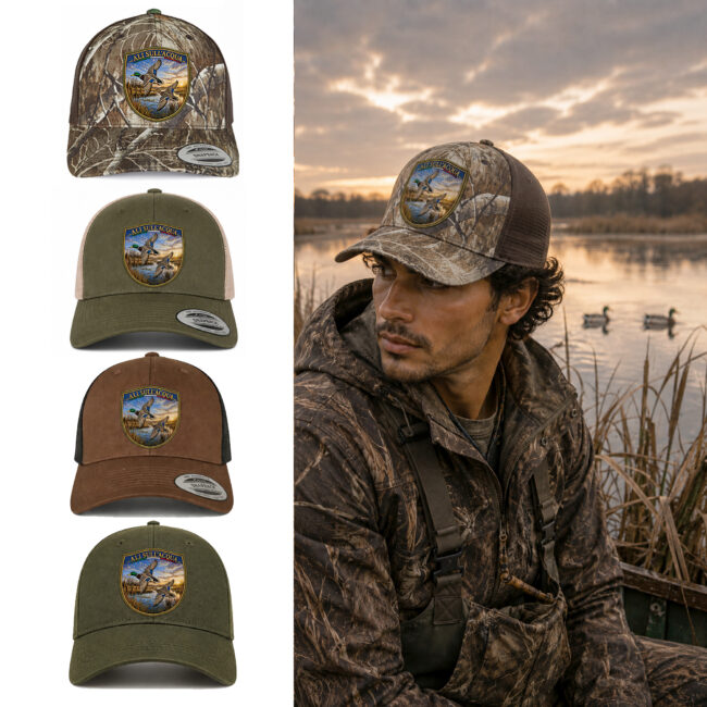 berretto germani reali ali sull acqua con patch effetto ricamo 3d e nome ricamato