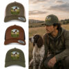 berretto springer spaniel con patch effetto ricamo 3d e nome ricamato