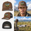 berretto setter inglese in ferma lo stilista con patch effetto ricamo 3D e nome personalizzato ricamato
