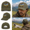 berretto setter inglese in ferma lo stilista con patch effetto ricamo 3D e nome personalizzato ricamato