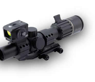 KIT tattico Cannocchiale Burris RT6 1-6x24mm ret.AR + FastFire-E + base P.E.P.R.